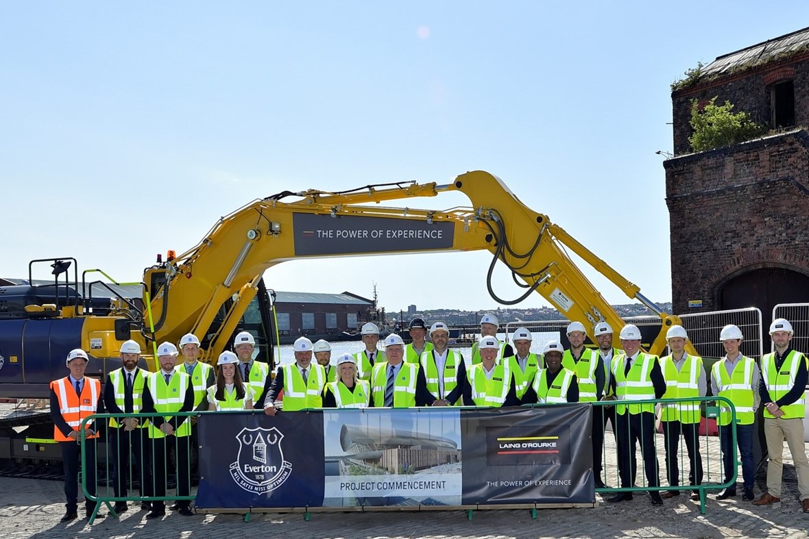 EVERTON BREAKS GROUND ON NEW STADIUM PROJECT