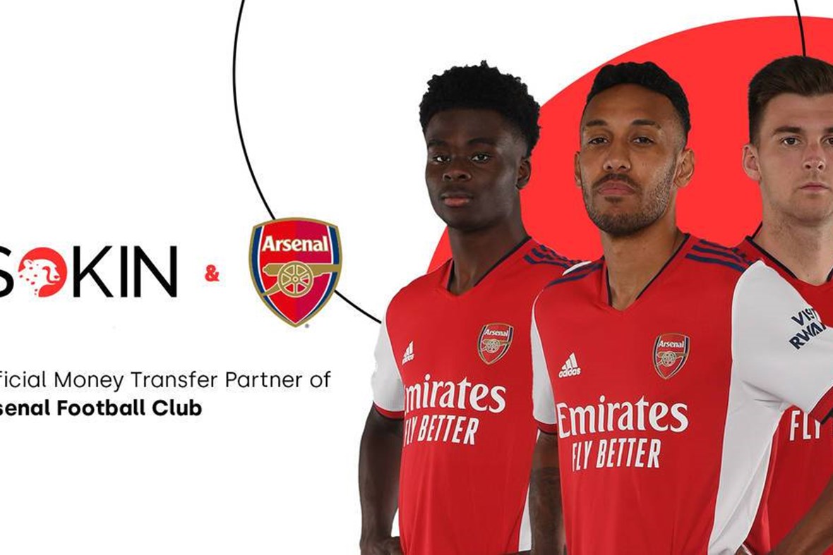 Sokin joins Arsenal as Official Partner