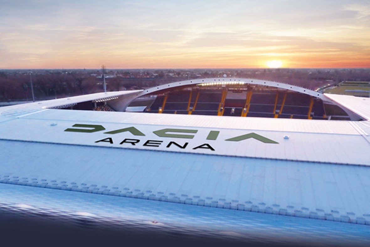 Udinese Showcases Dacia Brand Identity Overhaul With Stadium Partnership