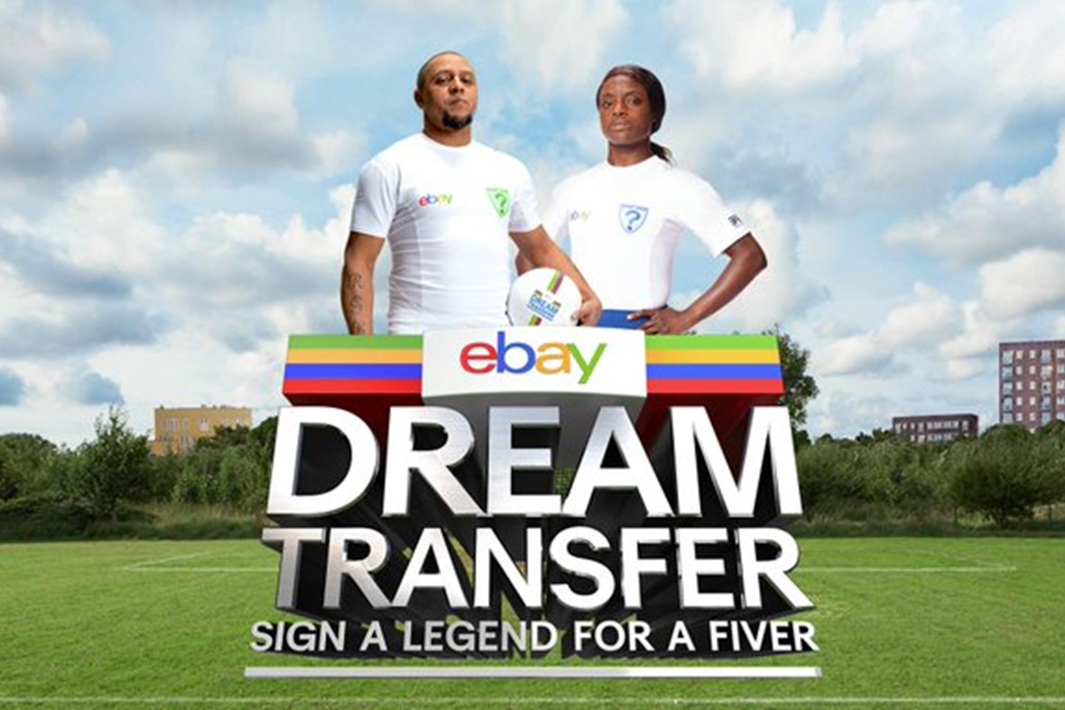 eBay are giving Sunday League teams the chance to sign Roberto Carlos and Eni Aluko, with The Dream Transfer