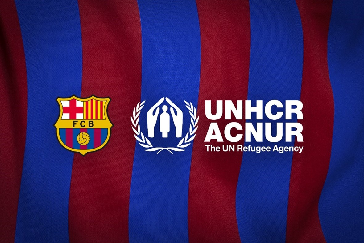 The FC Barcelona Foundation and UNHCR unite for the rights of refugee children worldwide