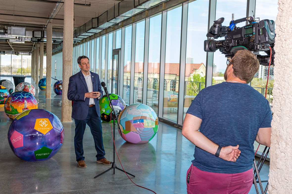 Houston 2026 Hosts Art of Soccer Viewing Party to Celebrate Community Efforts Behind World Cup Bid
