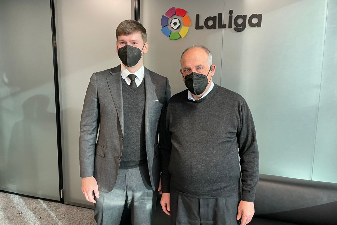 LaLiga and Virslīga sign MoU to further the development of football
