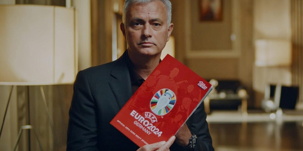 Topps becomes an official licensing partner of UEFA EURO 2024™, signing José Mourinho as its Ambassador and Sticker Manager