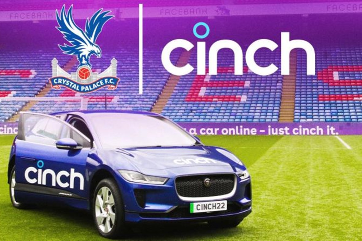 cinch to become official front of shirt sponsor of Crystal Palace