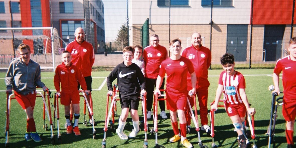 ENGLAND FOOTBALL AND GOAL CLICK LAUNCH POWERFUL DISABILITY FOOTBALL PHOTOGRAPHY SERIES