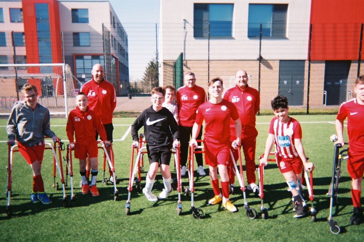 ENGLAND FOOTBALL AND GOAL CLICK LAUNCH POWERFUL DISABILITY FOOTBALL PHOTOGRAPHY SERIES